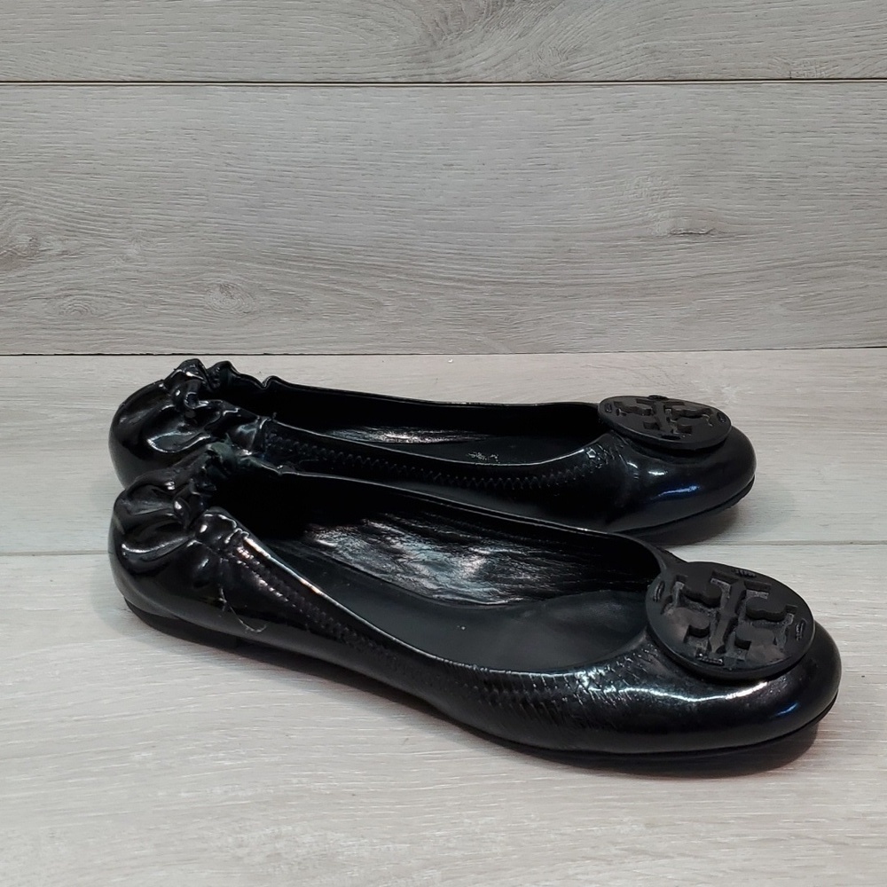 Tory Burch Womens reva  Logo Loafer Flats shoes sz 5